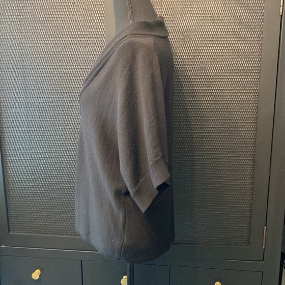 Coldwater Creek Shaw Collar Dolman Elbow Length Sleeve Wool Blend Sweater - Picture 4 of 6